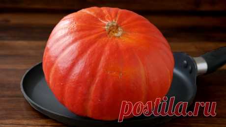 Каждую неделю жарю огромную сковороду тыквы и все равно мало. Показываю, как готовлю + 3 варианта подачи. | Кухня без границ Елены Танько | Яндекс Дзен