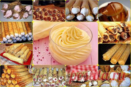 Начинка для вафельных трубочек