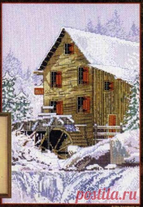 Snowy Creek Mill (Заснеженная мельница).