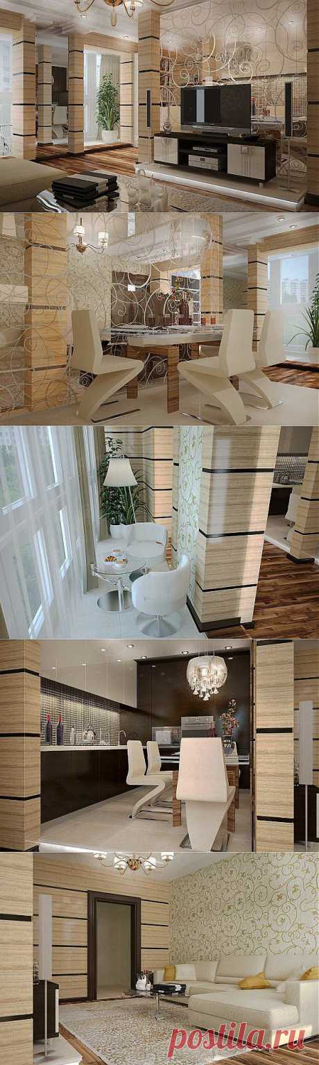 Перепланировка двухкомнатной квартиры в Санкт-Петербурге | Интерьер и Дизайн