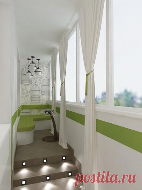 Как обустроить балкон