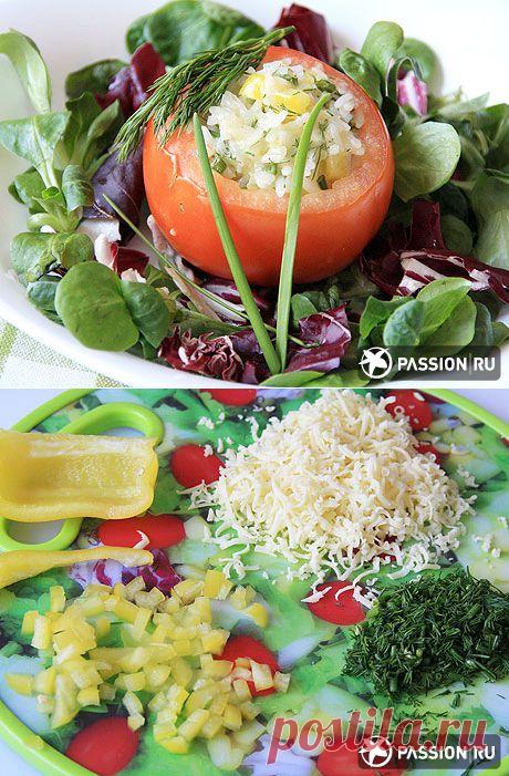 Помидоры, фаршированные рисом | passion.ru