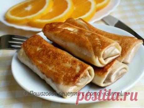 Блинчики с мясом.