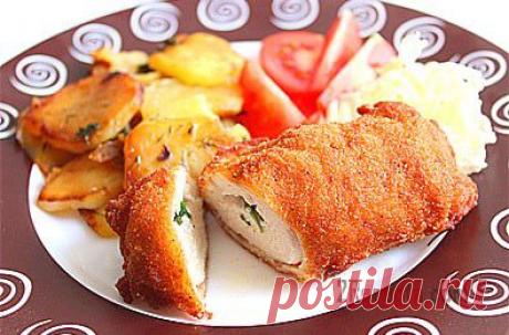 Домашние котлеты по-киевски - пошаговый фото рецепт приготовления