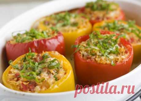 Рецепт: фаршированный перец | Едадил | Яндекс Дзен
