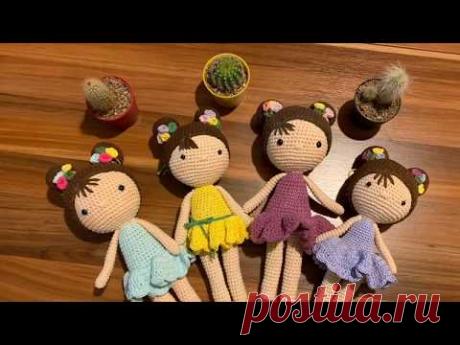 Amigurumi kolay kız bebek yapımı bölüm 1