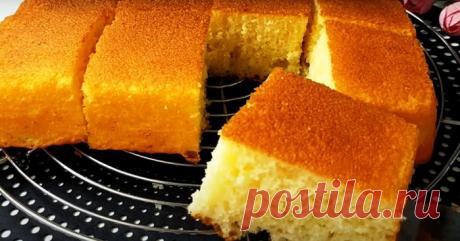 Пирог, который я не устаю готовить. Пышный бисквит для самого вкусного и нежного торта