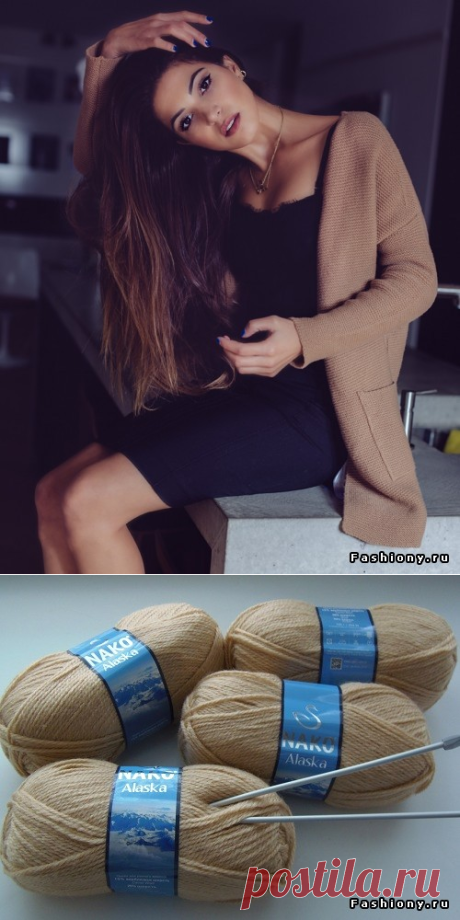 Вязание кардигана от мастерицы: Piterson.