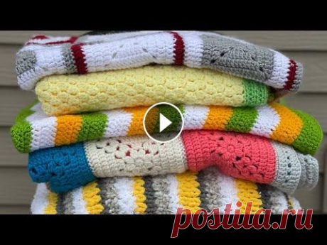 Вязаные пледы, одеяла, (обзор)! 9 Мая 2022. Всем привет...