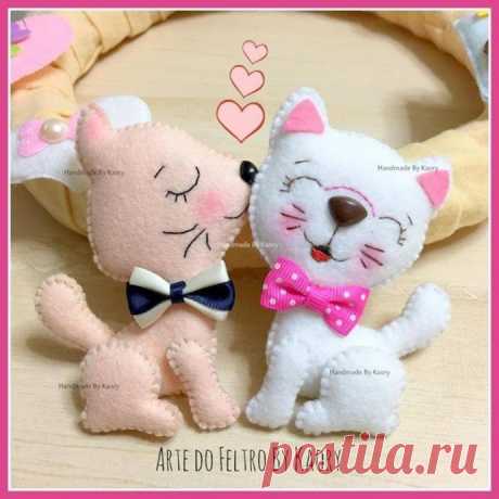 Милые зверушки из фетра