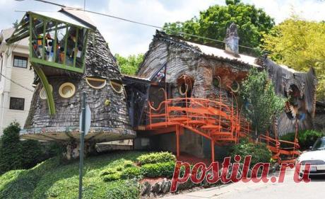 Грибной Дом или Дом-Дерево (The Mushroom House aka Tree House), Цинциннати, Огайо, США - Туристический портал - Мир красив!