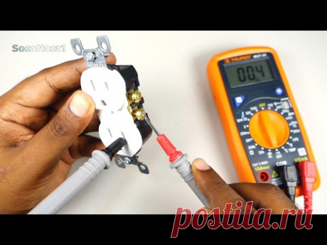 como saber si un tomacorriente esta bueno o no usando un multimetro digital