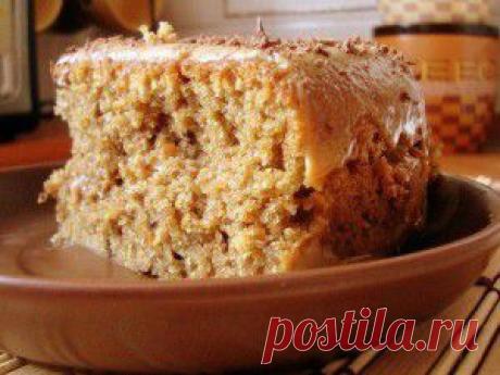 Кофейный пирог "Из того, что в холодильнике осталось" :)