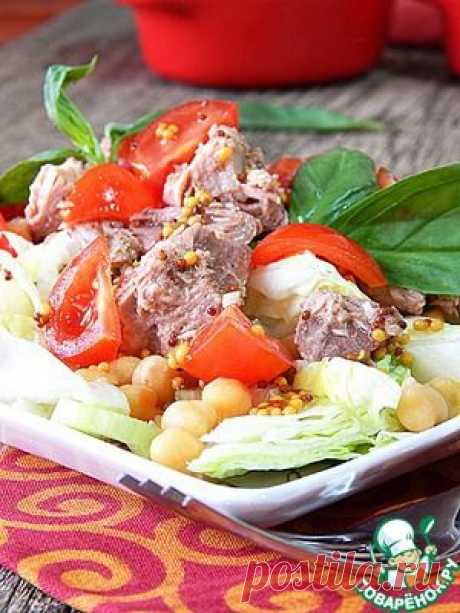 Салат из нута и тунца - кулинарный рецепт