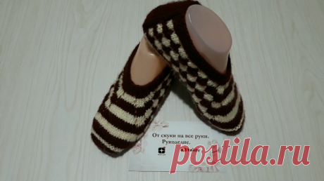 Простые следки спицами без шва №5 размер 37 -38. | От скуки на все руки. | Яндекс Дзен