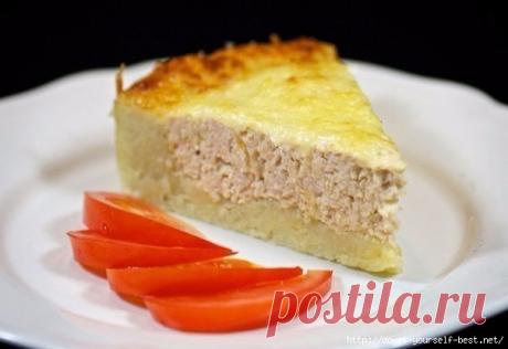 Картофельная запеканка с фаршем из индейки | Четыре вкуса