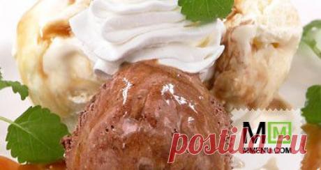 Десерт «Мороженое со сливками» - кулинарный рецепт. Миллион Меню