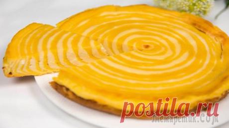 Никто не догадается, что этот пирог из тыквы! Лучший рецепт из тыквы ✳️ТЫКВЕННЫЙ ПИРОГ Ингредиенты для творожной основы: - 400гр творога -100гр натурального йогурта или сметаны - 2 яйца - Маленький пакетик ванилина - 100гр сахара - 3-4 ст.л. муки с горкой - Молоко (око...