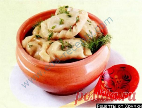 Вареники с фасолью