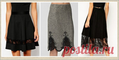 Хочешь новых юбочек к весне и лету? Просто добавь кружева - 50 прекрасных воплощений переделки | МНЕ ИНТЕРЕСНО | Яндекс Дзен