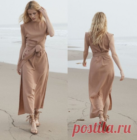 Платье «Фэнтези» без боковых швов: выкройка летнего платья