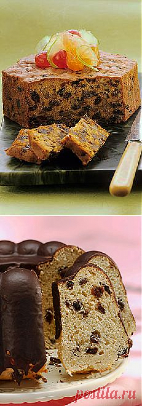 Кекс с изюмом - 5 вкусных рецептов -