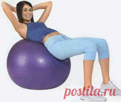 Фитнес с фитболом - видео.