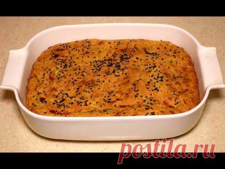 Пирог из кабачков проще простого, все смешал и готово! Кабачковый пирог.