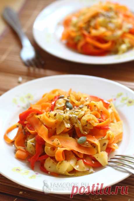 Овощная лапша (из овощей) — рецепт с фото пошагово +видео