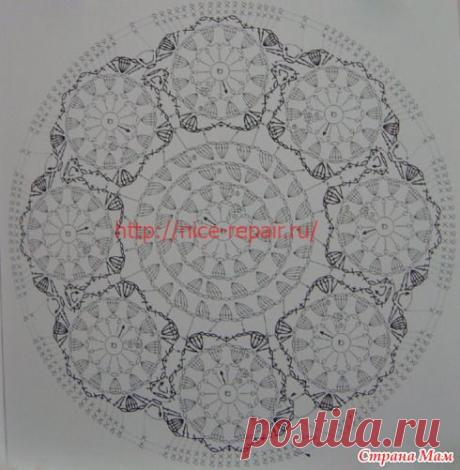 Японский коврик-отличный пристрой остатков - Вязание - Страна Мам