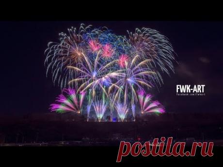 Самые зрелищные новогодние салюты (2018)
