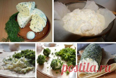 Домашний творожной сыр с пикантной ноткой чеснока и зелени. Тройная польза для твоего организма!