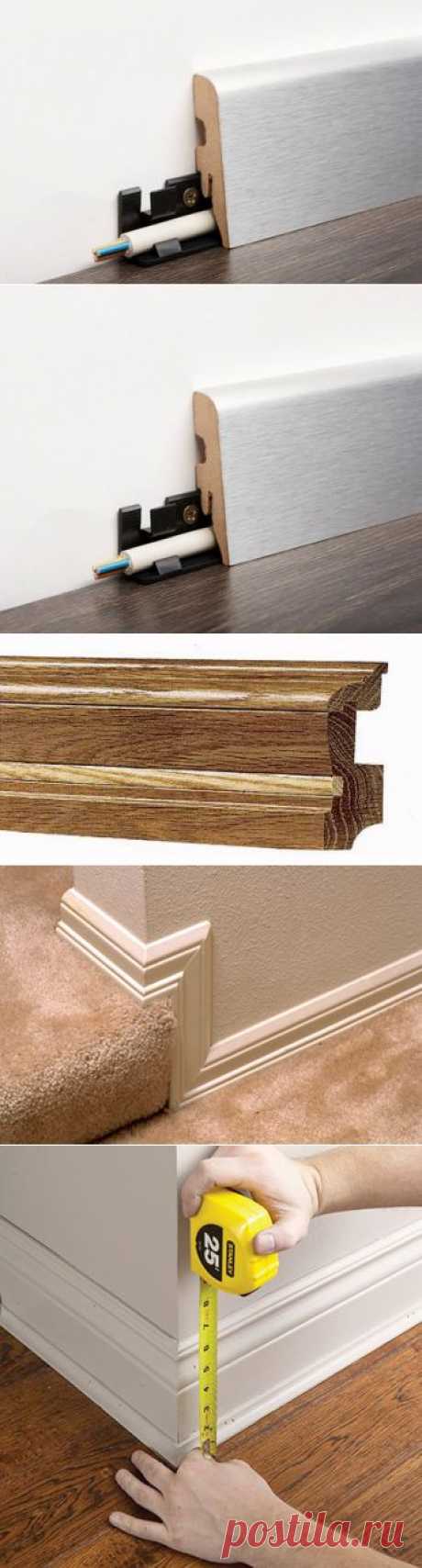 Деревянный плинтус: чудесный штрих