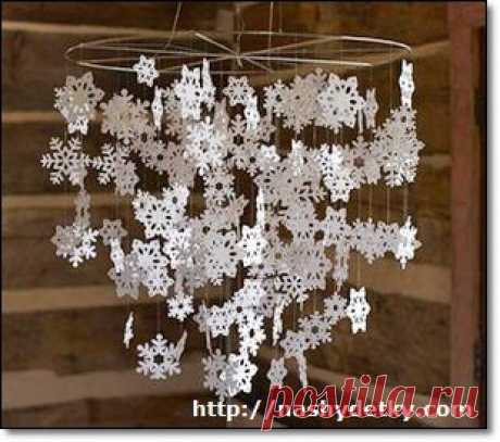 Красивые снежинки из бумаги своими руками – это просто