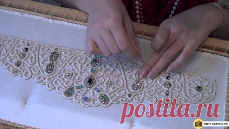 Изготовление короны Среди элементов традиционного праздничного крестьянского костюма Заонежья особый интерес представляет девичий головной убор корона с сеткой-поднизью...