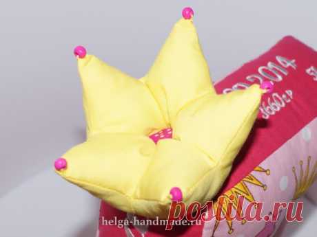 Корона из ткани для буквы-подушки своими руками