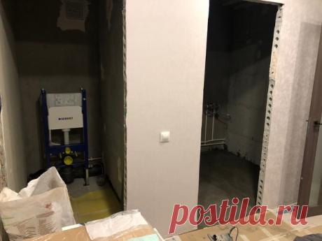 Туалет и ванная от жены-дизайнера 😀