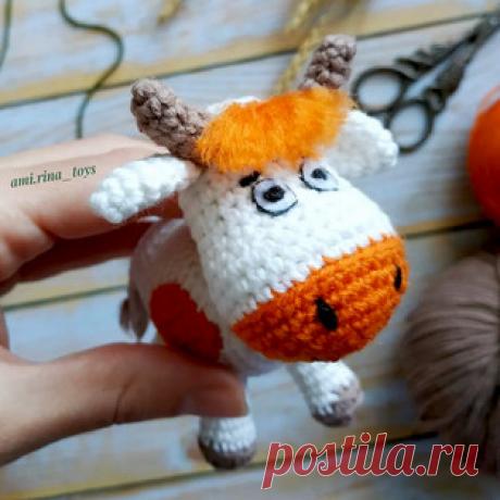 Коровка амигуруми. Схемы и описания для вязания игрушек крючком!