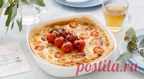 Киш с курицей