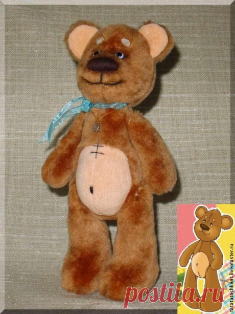 "Шабанов Михаил Татьянович". Изготовление мишки-тедди - Ярмарка Мастеров - ручная работа, handmade