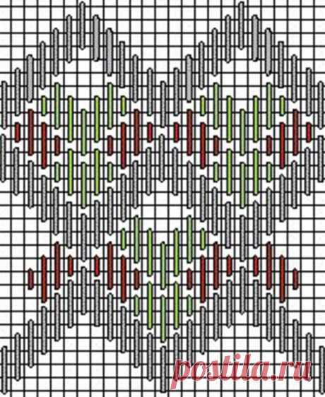 Флорентийская вышивка барджелло: 25 схем разного уровня сложности – Ярмарка Мастеров