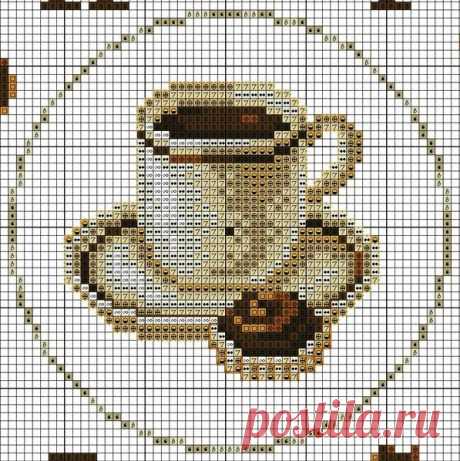 вышивка Чашка кофе: 3 тыс изображений найдено в Яндекс.Картинках