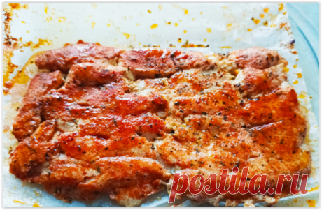 "Ажурная" куриная грудка - пикантная и диетичная - жареная на сухой сковороде