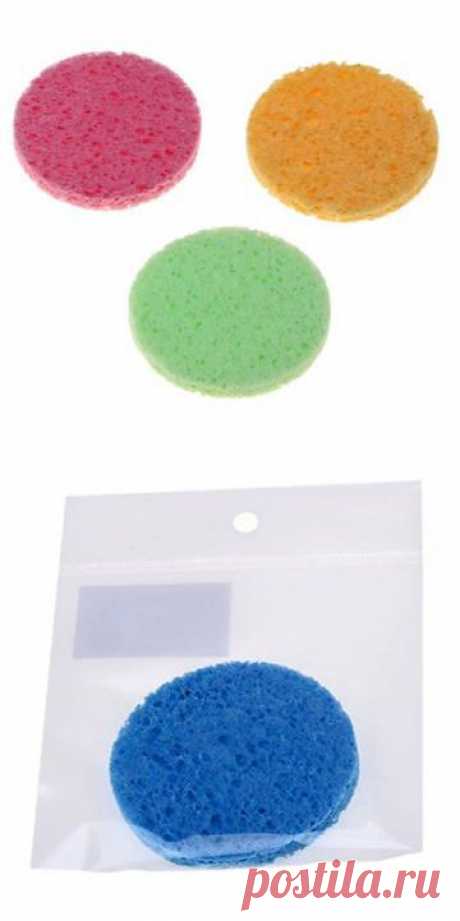 Спонж для умывания "Цветной круг". Спонжик удаляет отмершие клетки, помогает справиться с шелушением кожи. Это особенно актуально для жирной кожи, склонной к образованию комедонов и воспалений.