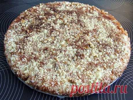 Творожный пирог со штрейзелем / Рецепты с фото