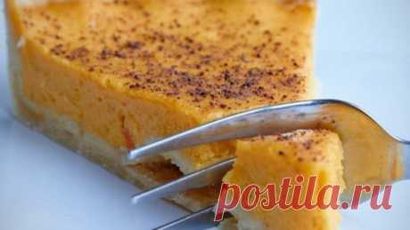 Тыквенный пирог со сгущенкой | Готовим дома
