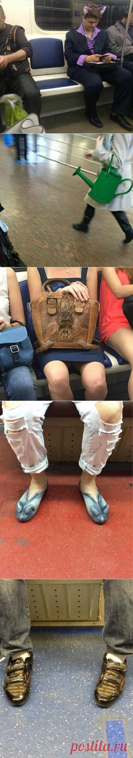 Осторожно, здесь может быть ваша фотография: мода в метро (34 фото)