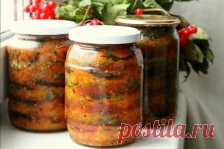 Салат из баклажан на зиму — 12 рецептов