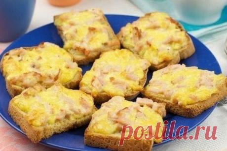 Горячие бутерброды с ветчиной и сыром — Женская страничка