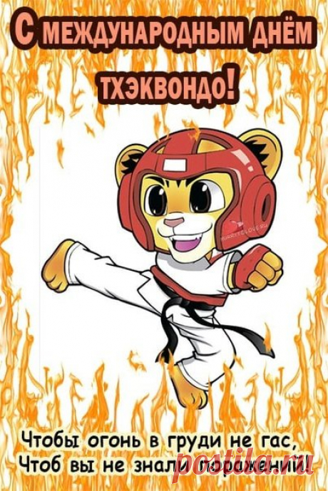 Поздравляем всех причастных с Международным Днем тхэквондо! Желаем всем спортсменам успехов на соревнованиях.